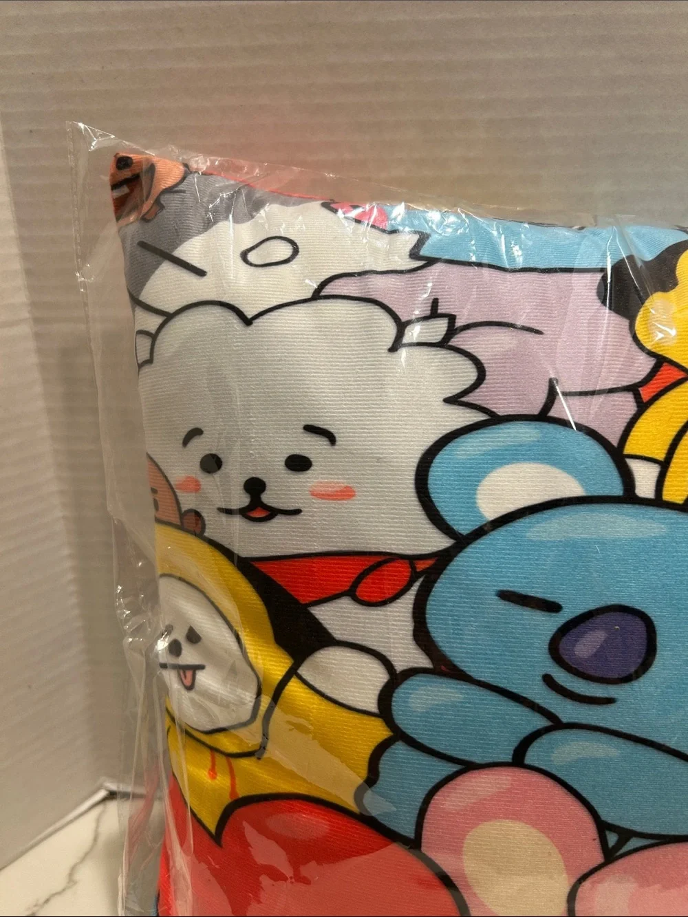 BTS BT21 Character Decorative Pillow - Multicolor